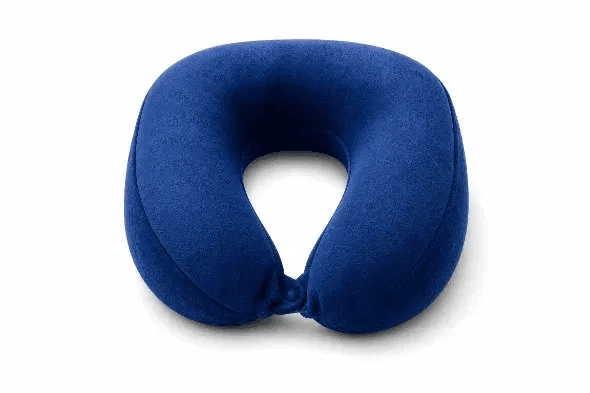 Pescoceira azul de memória de espúma